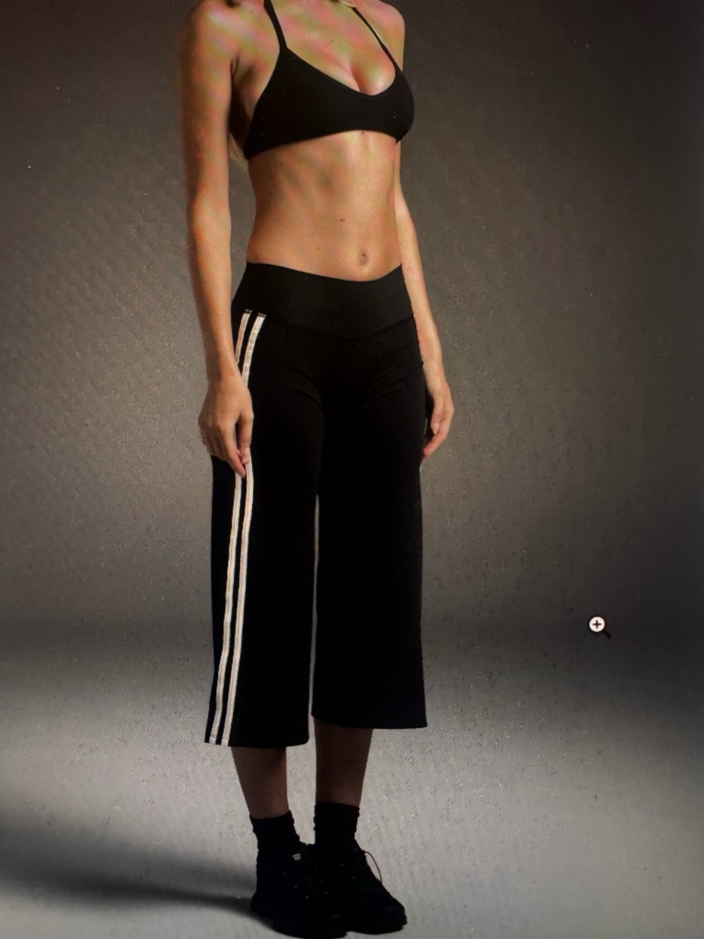 FLX Stripe Wide Leg Capris